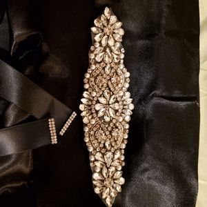 Rhinestone Sash, NIB